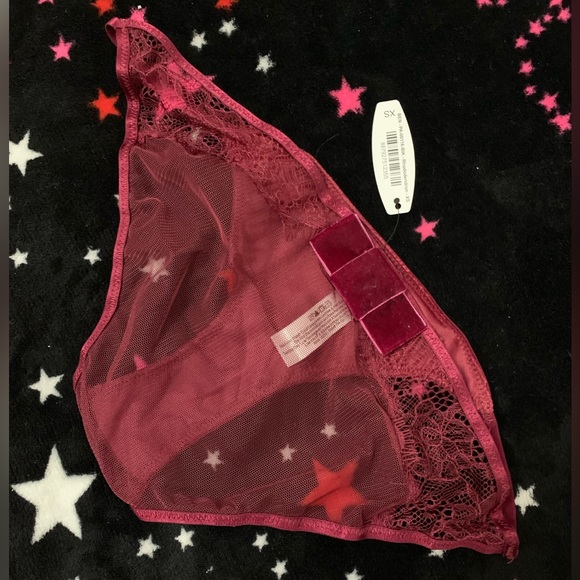 ADORE ME Isabeau Red Velvet Panty XS NEW - Picture 4 of 7